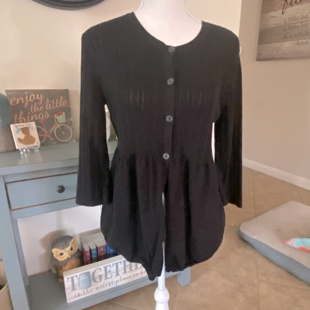 Daisy Fuentes Peplum Style Sweater